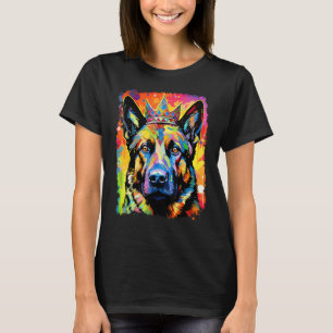 Deutscher Schäferhund Königin König T-Shirt
