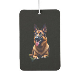 Deutscher Schäferhund Kopfportrait Hundeliebhaber Autolufterfrischer