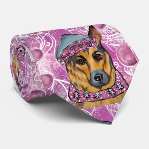 Deutscher Schäferhund Krawatte