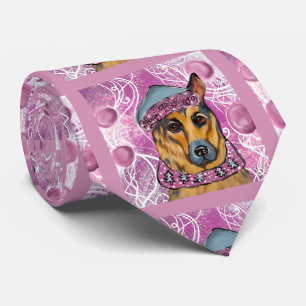 Deutscher Schäferhund Krawatte