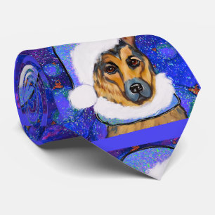 Deutscher Schäferhund Krawatte