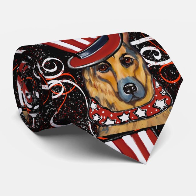 Deutscher Schäferhund Krawatte (Gerollt)