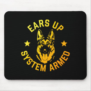 Deutscher Schäferhund Kunst für Männer Frauen Deut Mousepad