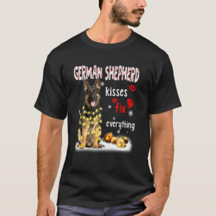 Deutscher Schäferhund Küsse reparieren alles Weihn T-Shirt