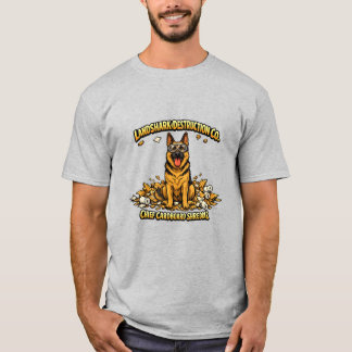 Deutscher Schäferhund "Landshark Destruction Co.' T-Shirt