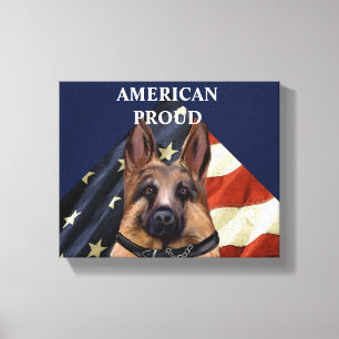 Deutscher Schäferhund Leinwanddruck