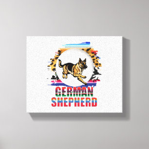 Deutscher Schäferhund Leinwanddruck