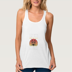 Deutscher Schäferhund Liebhaber Lustig Retro Tank Top