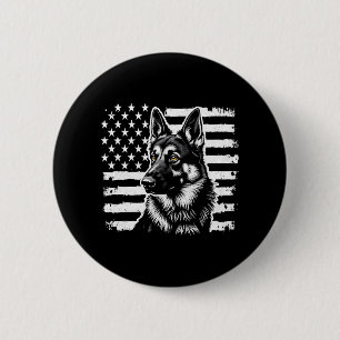 Deutscher Schäferhund Liebhaber USA Amerikanische Button
