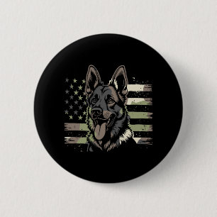 Deutscher Schäferhund Liebhaber USA Amerikanische Button