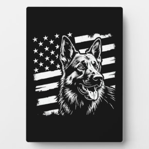 Deutscher Schäferhund Liebhaber USA Amerikanische Fotoplatte
