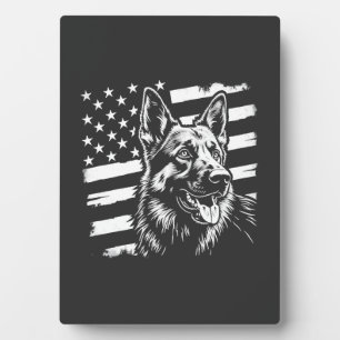 Deutscher Schäferhund Liebhaber USA Amerikanische Fotoplatte
