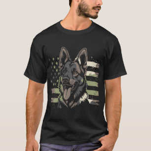 Deutscher Schäferhund Liebhaber USA Amerikanische  T-Shirt