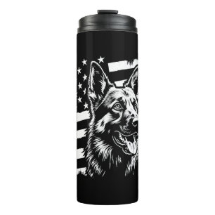 Deutscher Schäferhund Liebhaber USA Amerikanische Thermosbecher