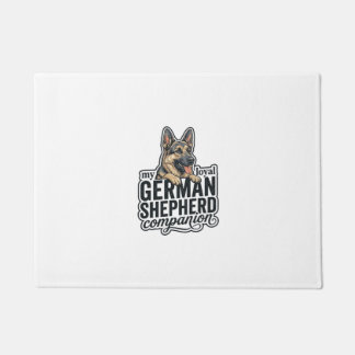 Deutscher Schäferhund Liebhaber Vintage Gravur Hun Fußmatte