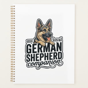 Deutscher Schäferhund Liebhaber Vintage Gravur Hun Planer