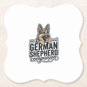 Deutscher Schäferhund Liebhaber Vintage Gravur Hun Untersetzer
