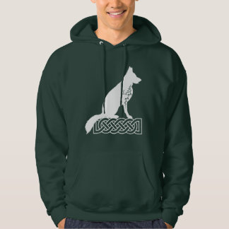 Deutscher Schäferhund Loki Sailor's Knot White Hoodie