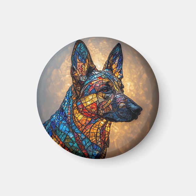 Deutscher Schäferhund Magnet (Vorne)