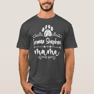 Deutscher Schäferhund Mama, Hund Lover Deutscher S T-Shirt