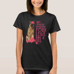 Deutscher Schäferhund Mein Schatten hat vier Beine T-Shirt