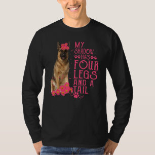 Deutscher Schäferhund Mein Schatten hat vier Beine T-Shirt