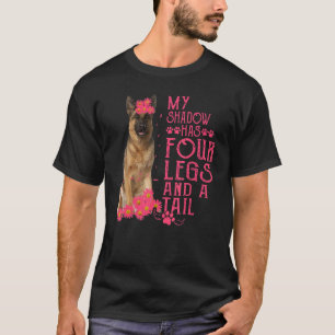 Deutscher Schäferhund Mein Schatten hat vier Beine T-Shirt