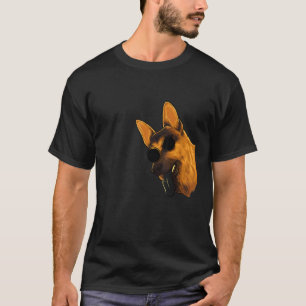 Deutscher Schäferhund mit Sonnenbrille T-Shirt