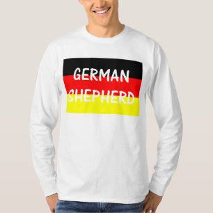 deutscher Schäferhund Name auf flg T-Shirt