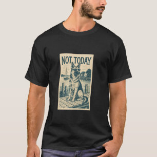 Deutscher Schäferhund Nicht Heute Cooler Maritimer T-Shirt