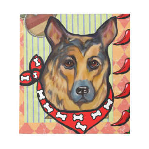 DEUTSCHER SCHÄFERHUND NOTIZBLOCK