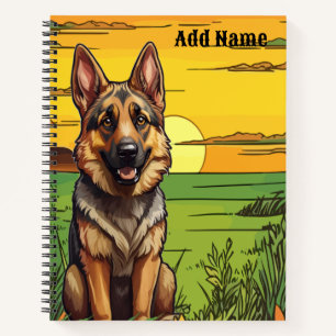 Deutscher Schäferhund Notizbuch