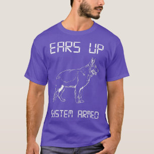 Deutscher Schäferhund Ohrwurm T-Shirt