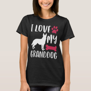 Deutscher Schäferhund Oma Opa Großhund T-Shirt