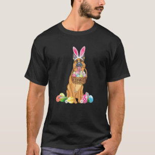 Deutscher Schäferhund Ostertag Hase Eier Osterkost T-Shirt