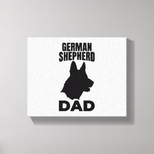 Deutscher Schäferhund Papa Leinwanddruck