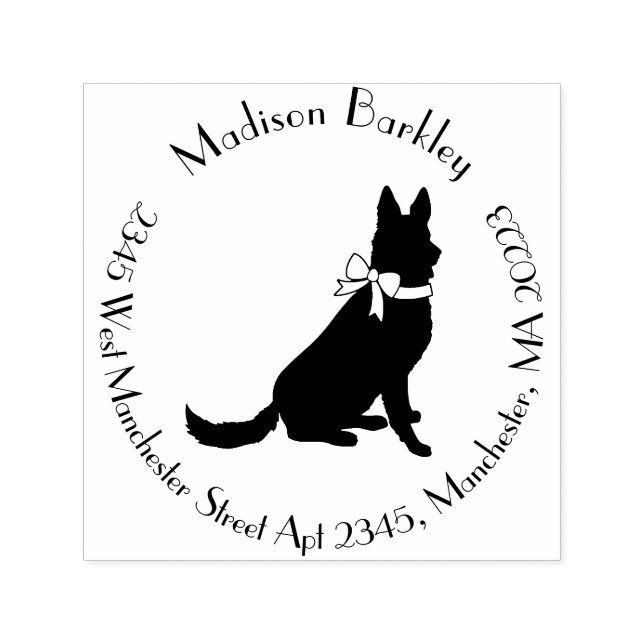 Deutscher Schäferhund Permastempel (Design)