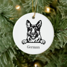 Deutscher Schäferhund Personalisiertes Haustier-Or