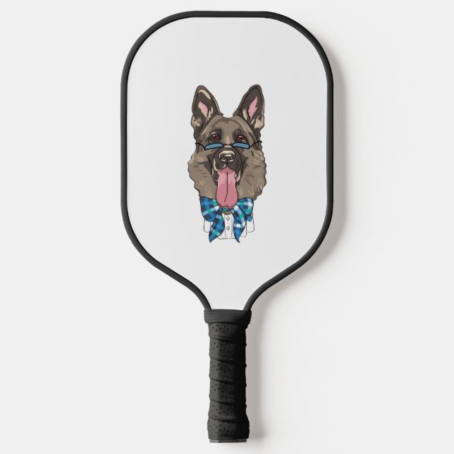 Deutscher Schäferhund Pickleball Schläger (Vorderseite)