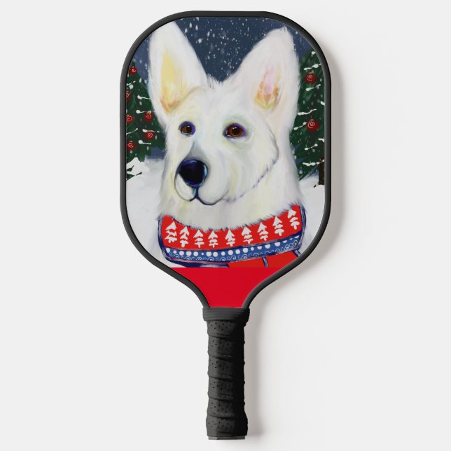 Deutscher Schäferhund Pickleball Schläger (Vorderseite)
