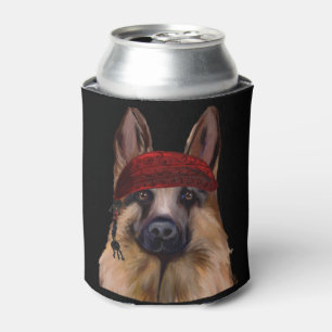 Deutscher Schäferhund-Pirat Dosenkühler