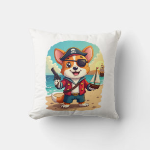 Deutscher Schäferhund Pirat Kissen