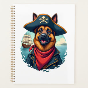 Deutscher Schäferhund Piraten Kopie Planer