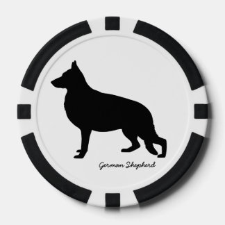 Deutscher Schäferhund Pokerchips