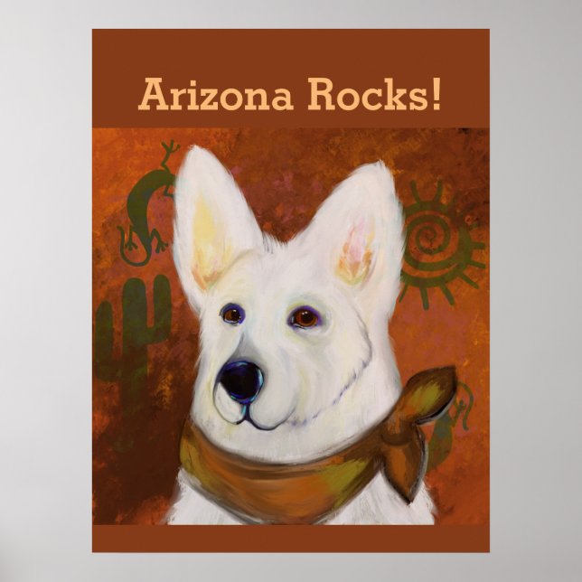 Deutscher Schäferhund Poster (Vorne)