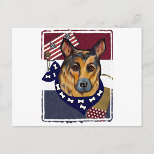 Deutscher Schäferhund Postkarte