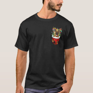 Deutscher Schäferhund Rentier Weihnachten Tasche S T-Shirt