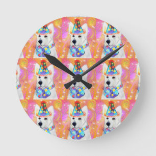 Deutscher Schäferhund Runde Wanduhr