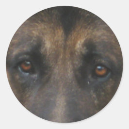 Deutscher Schäferhund Runder Aufkleber