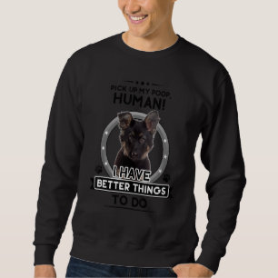 Deutscher Schäferhund Schäfer Hund Mama Vater Joke Sweatshirt